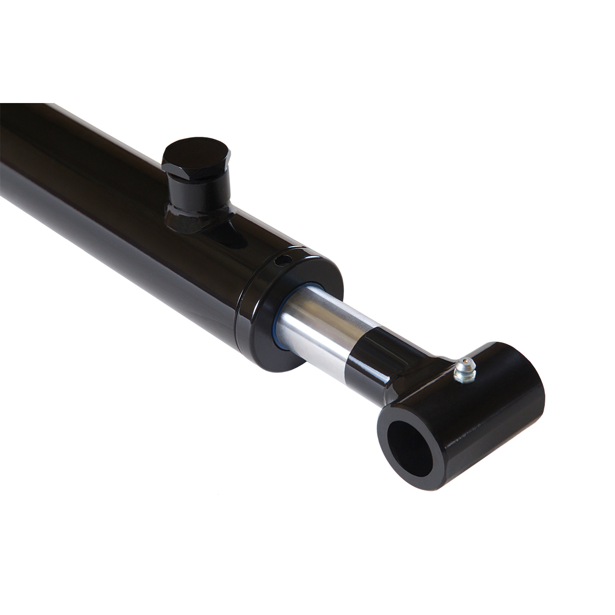 1.5 bore x 16 stroke hydraulic cylinder, welded cross tube double acting cylinder | Magister Hydraulics