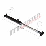 1.5 bore x 10 stroke hydraulic cylinder, welded cross tube double acting cylinder | Magister Hydraulics