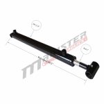1.75 bore x 14 stroke hydraulic cylinder, welded loader double acting cylinder | Magister Hydraulics