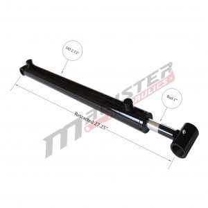 1.75 bore x 18 stroke hydraulic cylinder, welded loader double acting cylinder | Magister Hydraulics