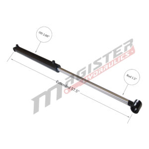 2.5 bore x 23.5 stroke hydraulic cylinder, welded loader double acting cylinder | Magister Hydraulics 2.5 bore x 23.5 stroke hydraulic cylinder, welded loader double acting cylinder | Magister Hydraulics