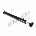 2.5 bore x 23.5 stroke hydraulic cylinder, welded loader double acting cylinder | Magister Hydraulics