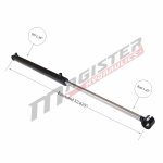 2 bore x 22.75 stroke hydraulic cylinder, welded loader double acting cylinder | Magister Hydraulics