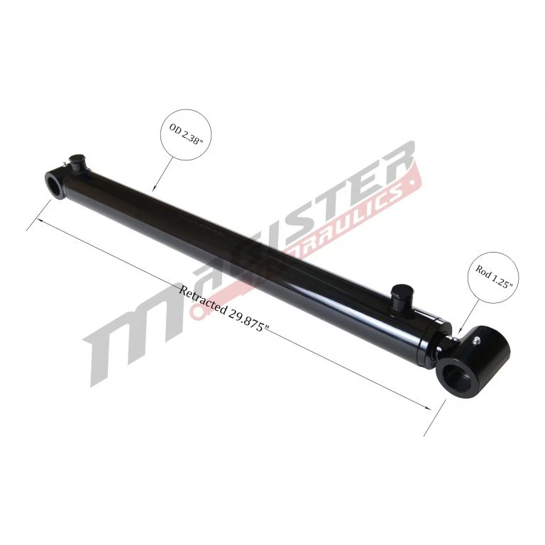 2 bore x 22.75 stroke hydraulic cylinder, welded loader double acting cylinder | Magister Hydraulics 2 bore x 22.75 stroke hydraulic cylinder, welded loader double acting cylinder | Magister Hydraulics