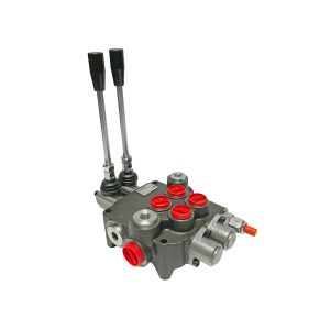 2 spool x 13 GPM hydraulic control valve, monoblock cast iron valve | Magister Hydraulics