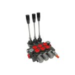 3 spool x 13 GPM hydraulic control valve, monoblock cast iron valve | Magister Hydraulics