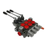 3 spool x 13 GPM hydraulic control valve, monoblock cast iron valve | Magister Hydraulics