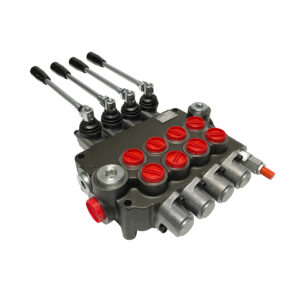4 spool x 21 GPM hydraulic control valve, monoblock cast iron valve | Magister Hydraulics 4 spool x 21 GPM hydraulic control valve, monoblock cast iron valve | Magister Hydraulics