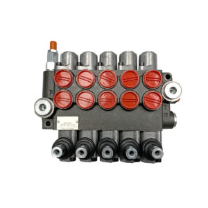 5 spool x 13 GPM hydraulic control valve, monoblock cast iron valve | Magister Hydraulics 5 spool x 13 GPM hydraulic control valve, monoblock cast iron valve | Magister Hydraulics