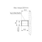 1.83 CID hydraulic gear pump, 7/8 keyed shaft clockwise gear pump | Magister Hydraulics