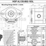 1.83 CID hydraulic gear pump, 13 tooth spline shaft counter-clockwise gear pump | Magister Hydraulics
