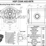 0.97 CID hydraulic gear pump, 3/4 keyed shaft clockwise gear pump | Magister Hydraulics