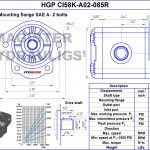 0.85 CID hydraulic gear pump, 5/8 keyed shaft clockwise gear pump | Magister Hydraulics