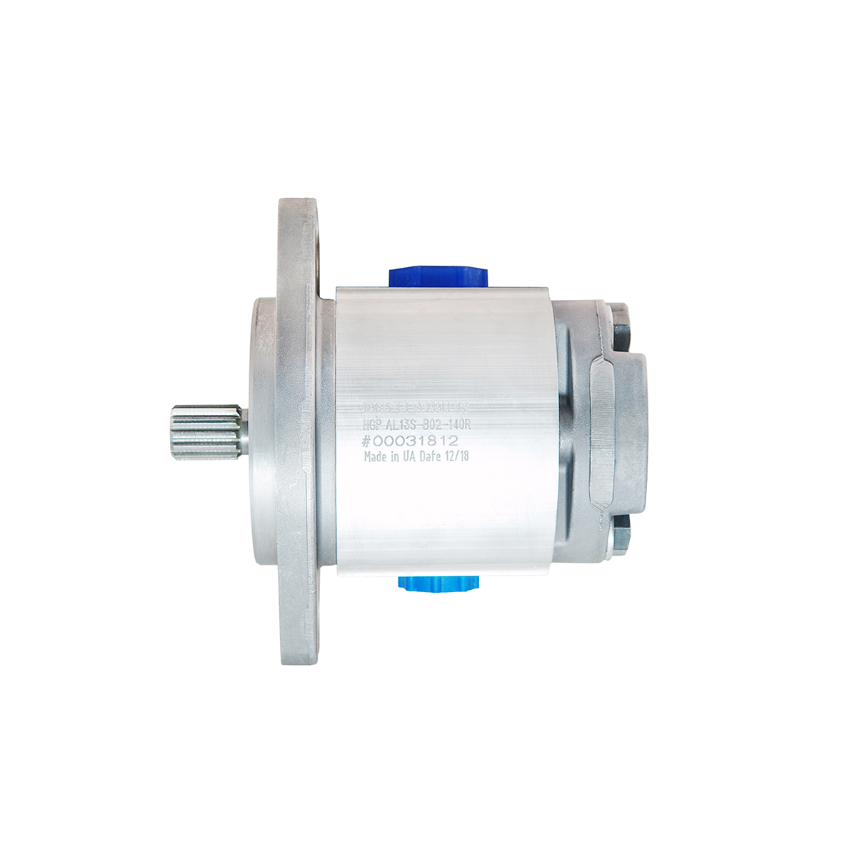 2.20 CID hydraulic gear pump, 13 tooth spline shaft clockwise gear pump | Magister Hydraulics