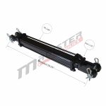 2.5 bore x 10 stroke hydraulic cylinder, tie rod double acting cylinder | Magister Hydraulics