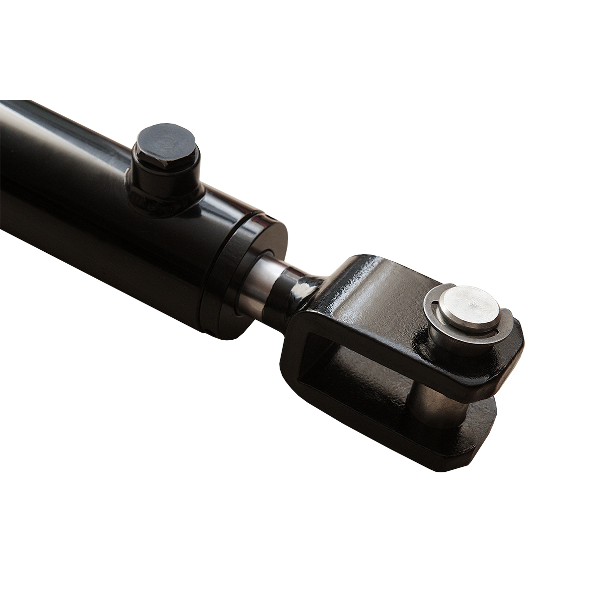 2 bore x 8 ASAE stroke hydraulic cylinder, ag clevis double acting cylinder | Magister Hydraulics