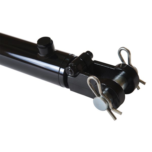 2 bore x 24 stroke hydraulic cylinder, welded clevis double acting cylinder | Magister Hydraulics