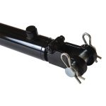 2 bore x 18 stroke hydraulic cylinder, welded clevis double acting cylinder | Magister Hydraulics