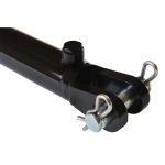 2 bore x 24 stroke hydraulic cylinder, welded clevis double acting cylinder | Magister Hydraulics