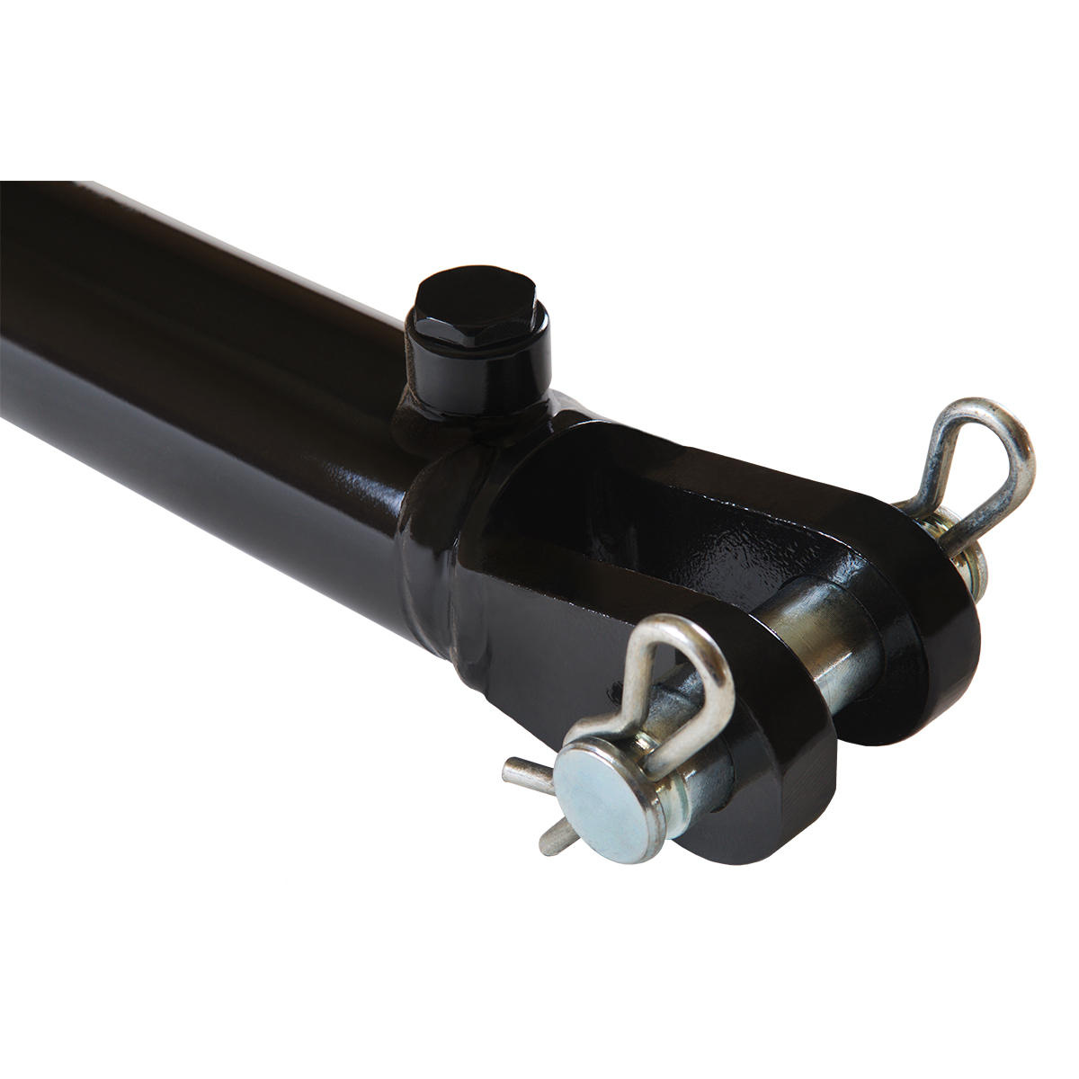 2 bore x 24 stroke hydraulic cylinder, welded clevis double acting cylinder | Magister Hydraulics