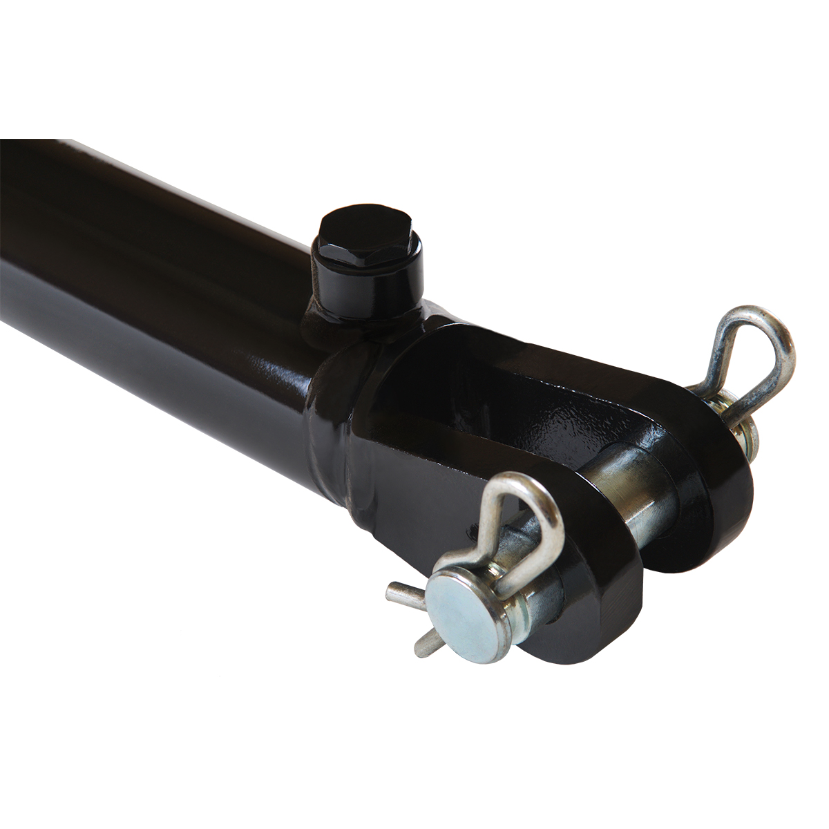 2 bore x 30 stroke hydraulic cylinder, welded clevis double acting cylinder | Magister Hydraulics