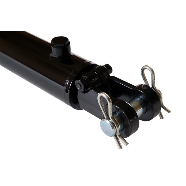 2.5 bore x 20 stroke hydraulic cylinder, welded clevis double acting cylinder | Magister Hydraulics