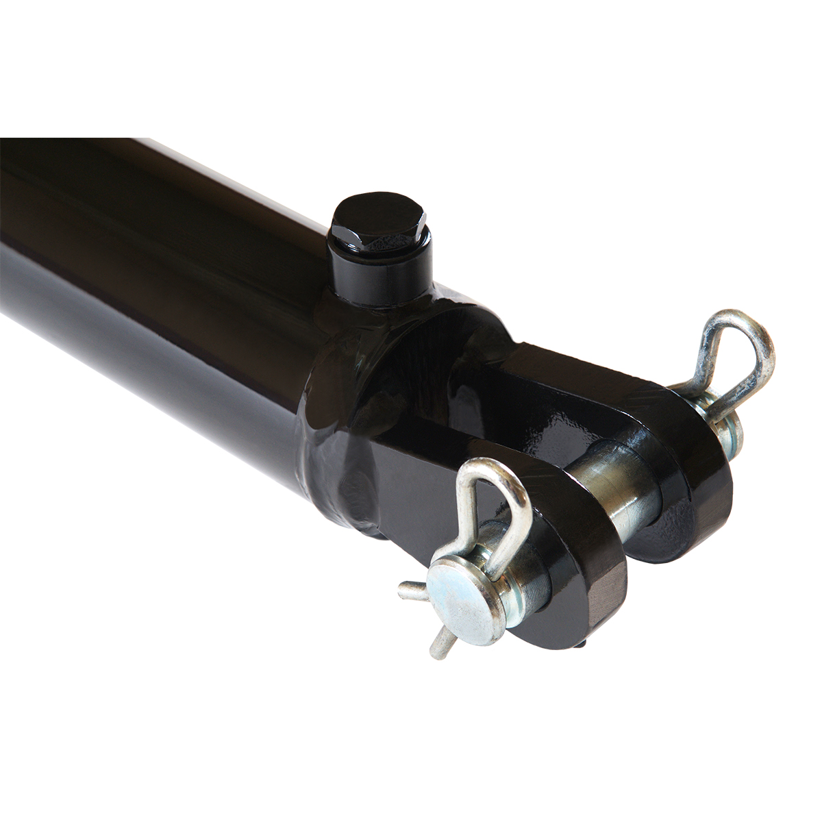 2.5 bore x 24 stroke hydraulic cylinder, welded clevis double acting cylinder | Magister Hydraulics