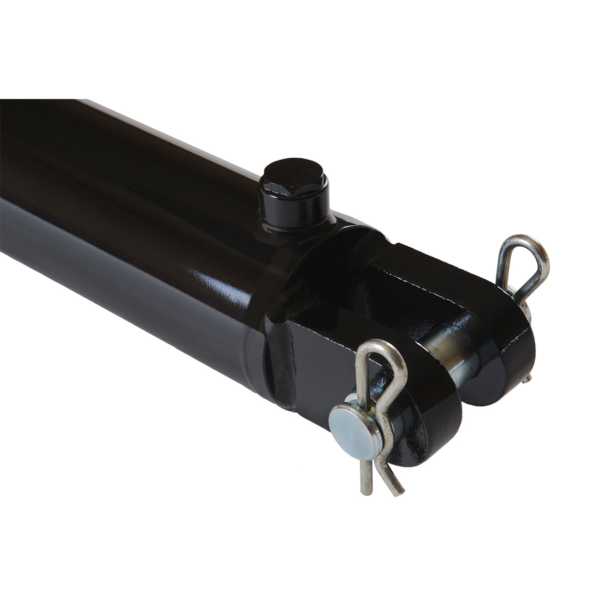 3 bore x 12 stroke hydraulic cylinder, welded clevis double acting cylinder | Magister Hydraulics