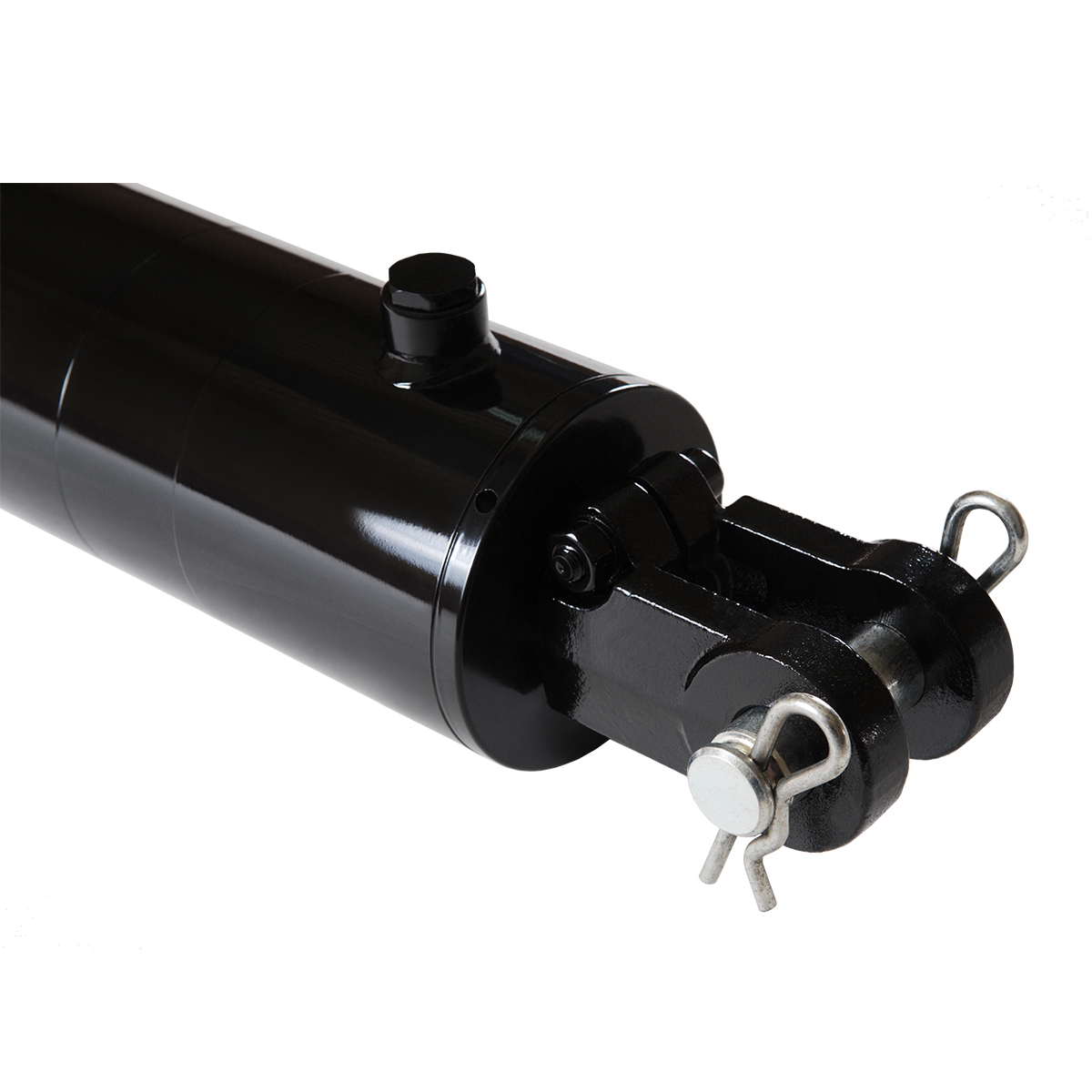 4 bore x 6 stroke hydraulic cylinder, welded clevis double acting cylinder | Magister Hydraulics