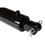 4 bore x 4 stroke hydraulic cylinder, welded clevis double acting cylinder | Magister Hydraulics