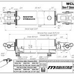 4 bore x 10 stroke hydraulic cylinder, welded clevis double acting cylinder | Magister Hydraulics