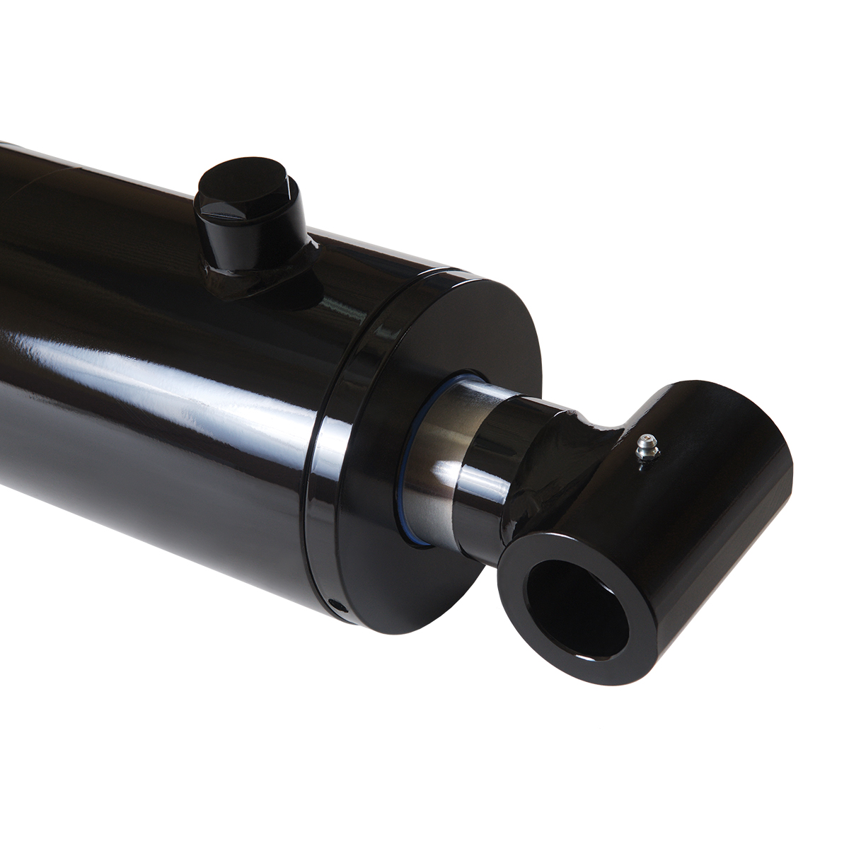 6 bore x 24 stroke hydraulic cylinder, welded cross tube double acting cylinder | Magister Hydraulics
