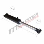 6 bore x 36 stroke hydraulic cylinder, welded cross tube double acting cylinder | Magister Hydraulics
