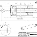 Magister Hydraulics WLS4X24 Log Splitter Hydraulic Cylinder for sale online