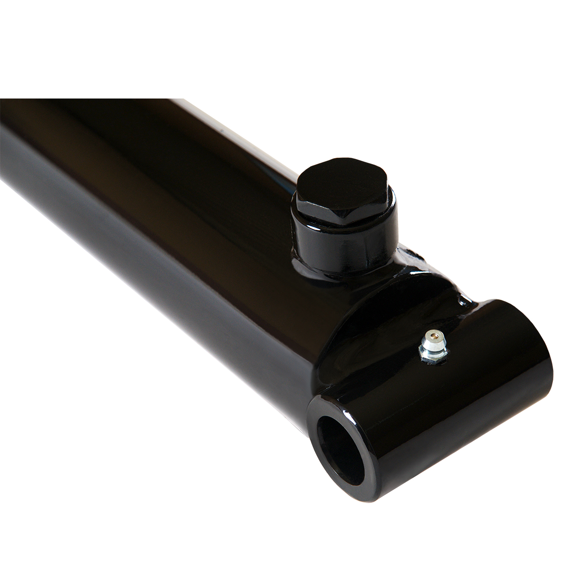 2 bore x 10 stroke hydraulic cylinder, welded pin eye double acting cylinder | Magister Hydraulics