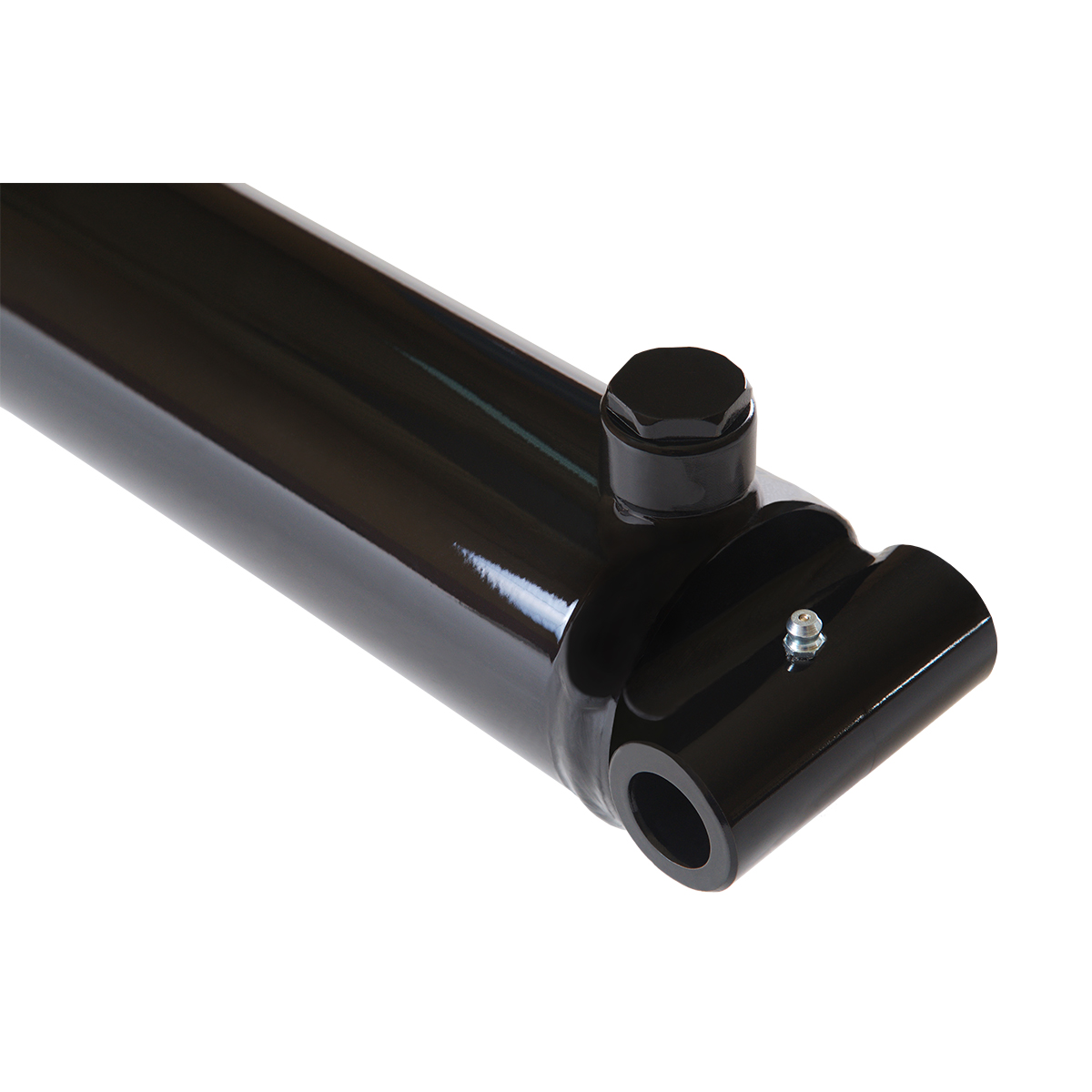 2.5 bore x 10 stroke hydraulic cylinder, welded pin eye double acting cylinder | Magister Hydraulics