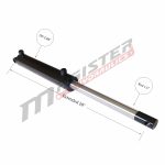 2.5 bore x 10 stroke hydraulic cylinder, welded pin eye double acting cylinder | Magister Hydraulics