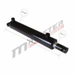 2.5 bore x 36 stroke hydraulic cylinder, welded pin eye double acting cylinder | Magister Hydraulics