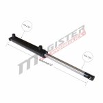 2 bore x 12 stroke hydraulic cylinder, welded pin eye double acting cylinder | Magister Hydraulics