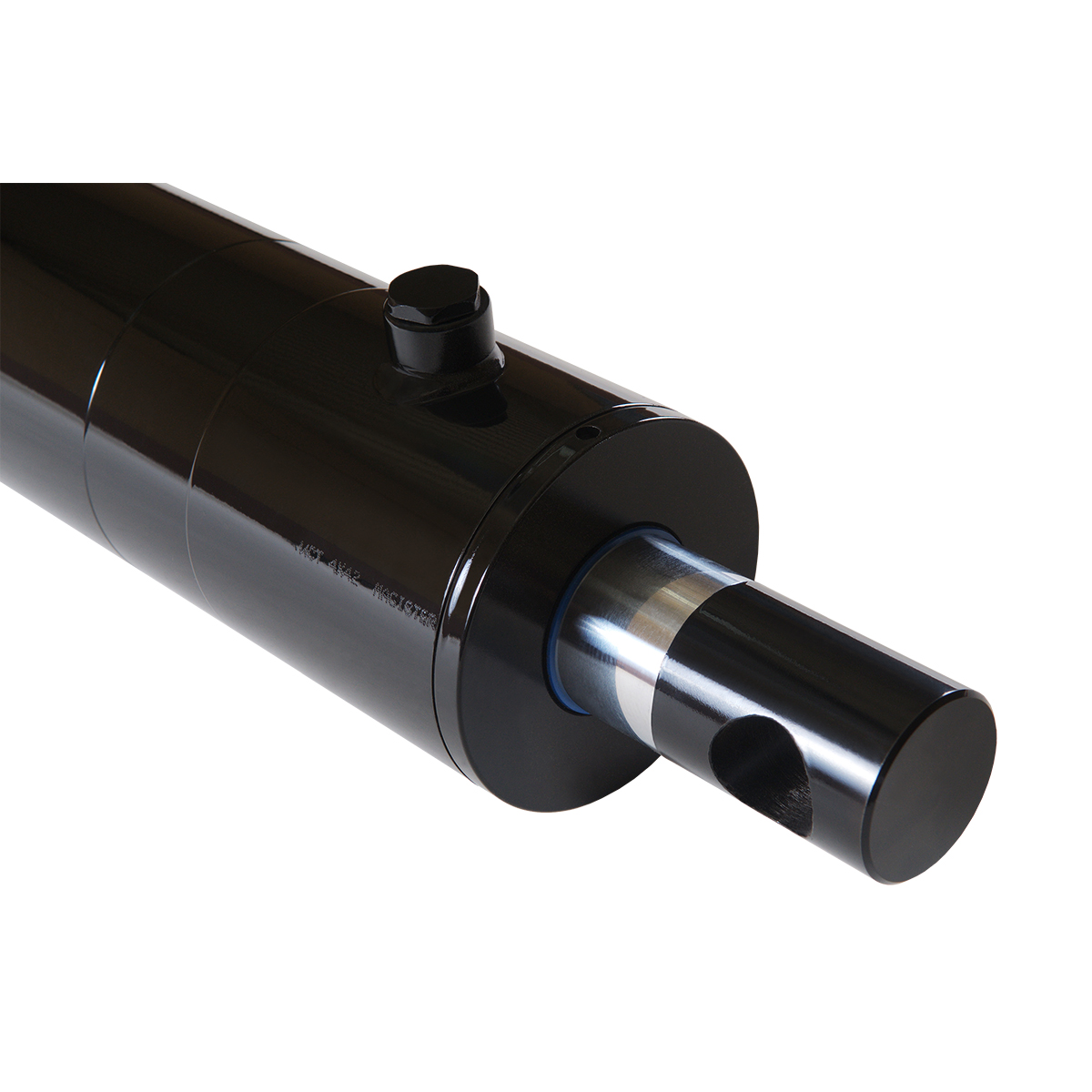 3.5 bore x 12 stroke hydraulic cylinder, welded pin eye double acting cylinder | Magister Hydraulics