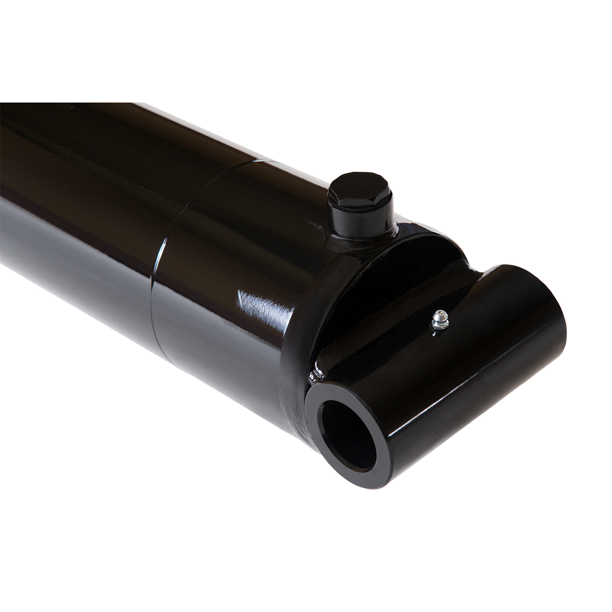3.5 bore x 24 stroke hydraulic cylinder, welded pin eye double acting cylinder | Magister Hydraulics