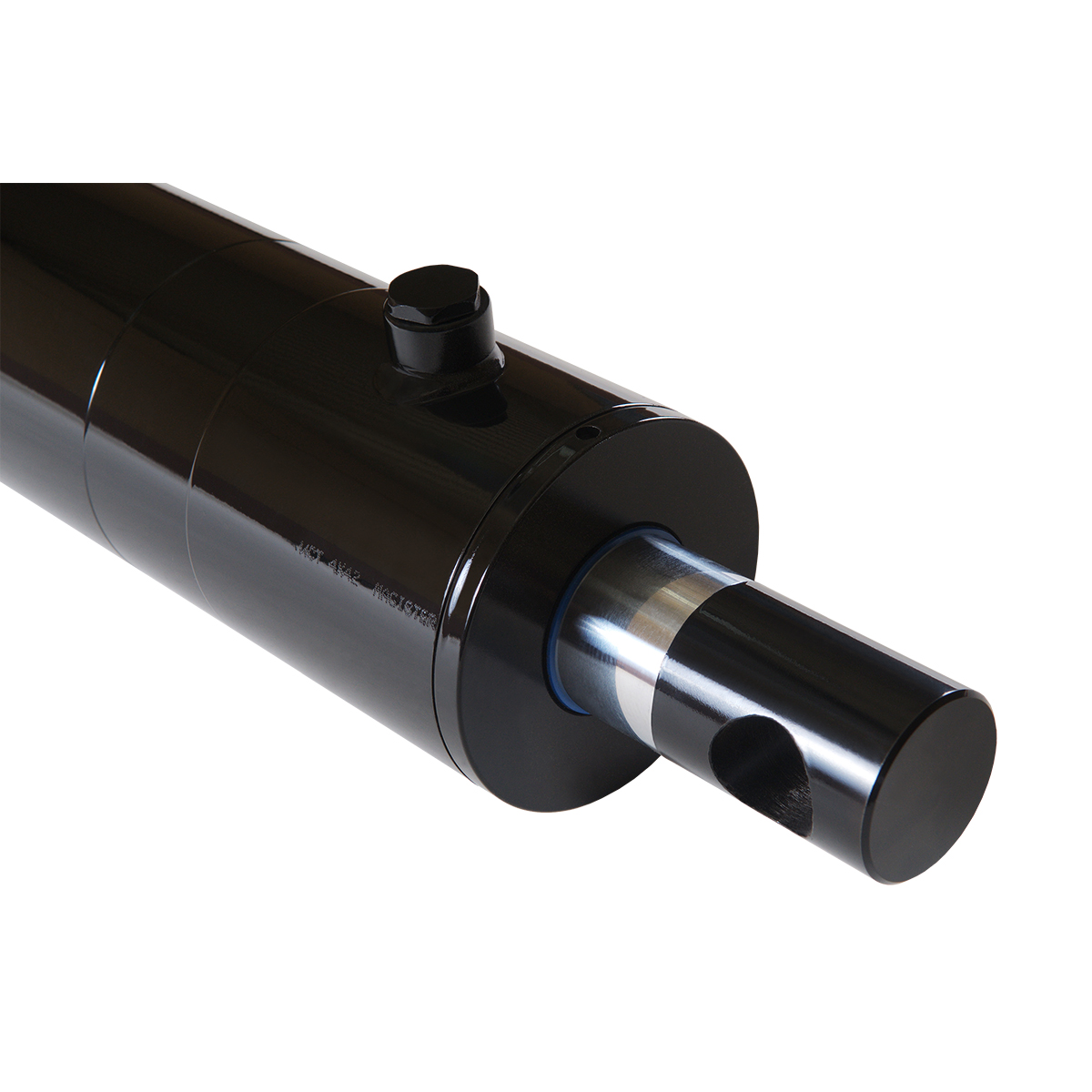 4 bore x 16 stroke hydraulic cylinder, welded pin eye double acting cylinder | Magister Hydraulics