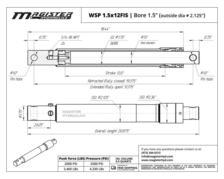 WSP 1.5x12FIS-drawing
