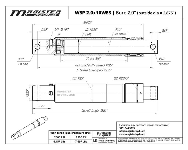 WSP 2x10WES-drawing