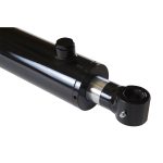 2.5 bore x 20 stroke hydraulic cylinder, welded tang double acting cylinder | Magister Hydraulics