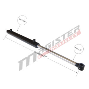 2 bore x 14 stroke hydraulic cylinder, welded tang double acting cylinder | Magister Hydraulics 2 bore x 14 stroke hydraulic cylinder, welded tang double acting cylinder | Magister Hydraulics