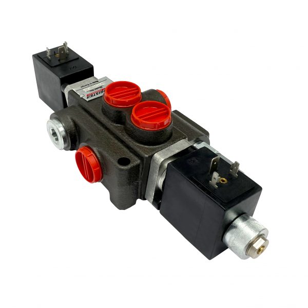 1 spool x 13 GPM solenoid hydraulic control valve, monoblock cast iron valve | Magister Hydraulics 1 spool x 13 GPM solenoid hydraulic control valve, monoblock cast iron valve | Magister Hydraulics