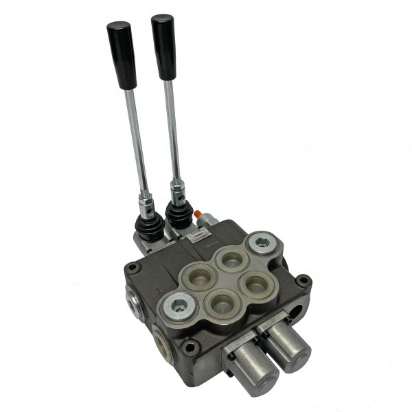 2 spool x 32 GPM hydraulic control valve, monoblock cast iron valve | Magister Hydraulics 2 spool x 32 GPM hydraulic control valve, monoblock cast iron valve | Magister Hydraulics