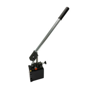 Hydraulic piston hand pump with release knob for single acting cylinder 1.5 CID with 1 quart steel tank by Hydro-Pack | Magister Hydraulics Hydraulic piston hand pump with release knob for single acting cylinder 1.5 CID with 1 quart steel tank by Hydro-Pack | Magister Hydraulics