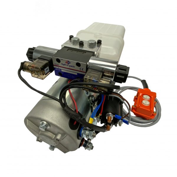 double acting 6 quarts plastic reservoir hydraulic power unit 12V DC by Hydro-Pack | Magister Hydraulics double acting 6 quarts plastic reservoir hydraulic power unit 12V DC by Hydro-Pack | Magister Hydraulics
